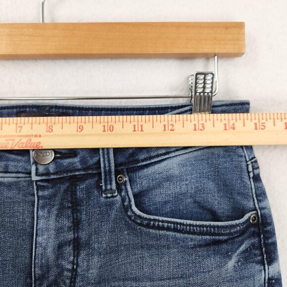 NYDJ Jeans Womens 4 Blue Sheri Slim Medium Wash Mid Rise Lift Tuck Stretch Denim - Picture 3 of 12